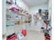 Walk-in pantry with ample shelving for organized storage at 15192 Montfort Dr, Noblesville, IN 46062