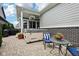 Backyard patio with hot tub, perfect for entertaining or relaxing outdoors at 2105 Granville Dr, Westfield, IN 46074