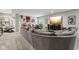 Spacious finished basement with comfortable seating, a dining table, and a large TV at 2105 Granville Dr, Westfield, IN 46074
