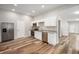 Modern kitchen featuring stainless steel appliances, granite countertops, and ample cabinet space at 2170 S East St, Indianapolis, IN 46225