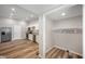 Modern kitchen featuring stainless steel appliances, granite countertops, and ample cabinet space at 2170 S East St, Indianapolis, IN 46225