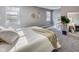 Stylish bedroom with ample natural light, decorative wall accents, and a calming color palette, perfect for relaxation at 2289 Salem Park Dr, Indianapolis, IN 46239