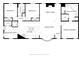 Detailed floor plan layout of the home showcasing the room locations and layout at 290 S Buffalo Hill Rd, Martinsville, IN 46151