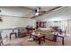 Bright living room showcasing neutral décor, plush seating, and a view into the dining area at 290 S Buffalo Hill Rd, Martinsville, IN 46151