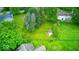 Aerial view of a home with a spacious, tree-lined backyard at 3025 Sable Ridge Ln, Greenwood, IN 46142