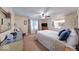 Spacious primary bedroom features a ceiling fan, and a dressing area at 3025 Sable Ridge Ln, Greenwood, IN 46142