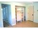 Bedroom featuring a built-in closet with shelving and drawers at 3115 E 400 S, Anderson, IN 46017