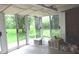 Sunroom with sliding glass doors and multiple windows providing ample light and outdoor access at 3115 E 400 S, Anderson, IN 46017