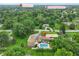 Aerial view with markers of the neighborhood including the address and the elementary school at 3707 E Wilson Dr, Mooresville, IN 46158