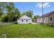 Well-maintained backyard with a chain link fence providing ample space for outdoor activities at 4310 Crittenden Ave, Indianapolis, IN 46205