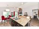 Kitchen with central island overlooking a living room and dining area, great for entertaining guests at 561 Farnham Dr, Westfield, IN 46074