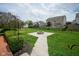 The backyard is fenced and includes a fire pit area for enjoying the outdoors at 6471 W Clearview Dr, McCordsville, IN 46055