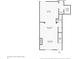 Detailed first floor plan showing layout of kitchen, dining, living room, and laundry room at 6691 Beekman Pl, Zionsville, IN 46077