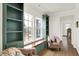 Inviting living room with built-in bookshelves, window seat, and comfortable seating, creating a cozy atmosphere at 776 Templeton Dr, Carmel, IN 46032