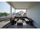 Inviting porch area complete with comfortable outdoor seating for relaxing or entertaining guests at 806 Shelby St, Indianapolis, IN 46203