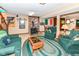 Cozy basement featuring a vintage fireplace and rustic wood accents at 8534 Helmsman Cir, Indianapolis, IN 46256