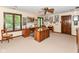 Home office featuring a large window and ample natural light at 8534 Helmsman Cir, Indianapolis, IN 46256