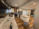 Open concept kitchen with granite countertops and stainless appliances at 917 N Rural St, Indianapolis, IN 46201