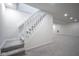 Finished basement featuring carpeted stairs and spacious layout with recessed lighting at 1015 Fox Hill Dr, Indianapolis, IN 46228