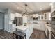 Well-appointed kitchen with stainless appliances, a large island, and open layout, perfect for entertaining at 10334 Deercrest Ln, Indianapolis, IN 46239