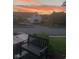 Front yard with bench and a view of the neighborhood at 10707 Burning Ridge Ln, Fishers, IN 46037