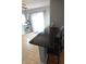 Kitchen island with a granite countertop and seating, perfect for casual dining at 12389 Titans Dr, Fishers, IN 46037