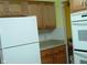 The kitchen features a modern refrigerator and oven combination at 1808 Orchid Ct, Indianapolis, IN 46219