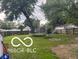 Expansive backyard featuring ample green space, mature trees, and privacy fencing at 2412 Mars Hill St, Indianapolis, IN 46241
