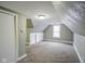 Spacious bedroom featuring neutral walls, carpet, and built in storage at 410 Plum St, Frankton, IN 46044