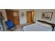Cozy bedroom with wood accents and plenty of natural light at 420 Brookside Ln, Plainfield, IN 46168