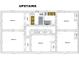 Upstairs floor plan of the home's layout at 44 Horseshoe Ln, Carmel, IN 46033