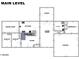 Main level floor plan of the home's layout at 44 Horseshoe Ln, Carmel, IN 46033