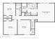 Detailed second floor plan highlighting room dimensions and layout of the home at 5269 Deer Creek Dr, Indianapolis, IN 46254