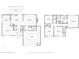 Detailed two-story floor plan highlighting room dimensions and layout of the home at 5269 Deer Creek Dr, Indianapolis, IN 46254