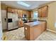 Functional kitchen with stainless steel appliances, ample counter space, and wood cabinets at 5571 Auburndale Dr, Bargersville, IN 46106