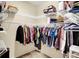 Walk-in closet with wire shelving and rods, providing plenty of storage space for clothing at 6050 Acorn Dr, Columbus, IN 47201