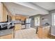 Spacious kitchen with ample counter space and updated appliances, perfect for culinary enthusiasts at 6143 Schoolwood Dr, Indianapolis, IN 46224