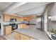 Functional kitchen with stainless steel appliances and abundant cabinetry, ideal for meal preparation and storage at 6143 Schoolwood Dr, Indianapolis, IN 46224