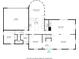 Main floor plan includes living spaces, a kitchen, breakfast nook and garage at 7743 Camelback Dr, Indianapolis, IN 46250