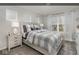 Bright bedroom with plush carpet, soft gray tones, natural light, and a cozy, welcoming atmosphere at 8568 Goldfinch Rd, Brownsburg, IN 46112