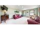 Spacious bonus room featuring neutral colored walls, recessed lighting, and comfortable seating at 8818 Mathews Rd, Indianapolis, IN 46259