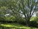Lush backyard featuring mature trees and a well-maintained lawn, ideal for outdoor activities and relaxation at 8875 N Goat Hollow Rd, Mooresville, IN 46158