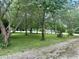 Street view of a yard showing a mature tree canopy and lush green lawn at 8875 N Goat Hollow Rd, Mooresville, IN 46158
