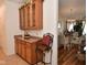 An inviting dining space with a glass-top table, plush chairs, and elegant decor, perfect for gatherings at 10601 Adam Dr, Indianapolis, IN 46231