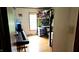Bedroom showcasing a lofted bed, bright window, and natural lighting at 10694 W Hickory Ct, Quincy, IN 47456