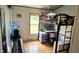 Unique bedroom featuring a lofted bed, bright window, and natural light at 10694 W Hickory Ct, Quincy, IN 47456
