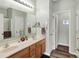 Bathroom with double vanity, and neutral paint at 1163 Meadowlark Dr, Greenwood, IN 46143
