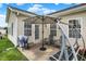 Outdoor patio features a patio table, chairs, and outdoor grill at 1163 Meadowlark Dr, Greenwood, IN 46143