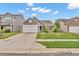 Charming single-Gathering home with a well-manicured lawn and a two-car garage on a sunny day at 1181 S Aberdeen Dr, Franklin, IN 46131