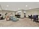 Spacious living room with comfortable seating and versatile layout for entertaining and relaxing at 15529 Mission Hills Dr, Carmel, IN 46033